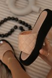 Large thick soled one-piece slippers