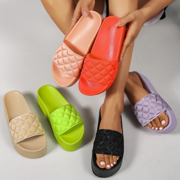Lengge sponge cake thick soled women's sandals