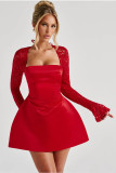 Lace A-line dress