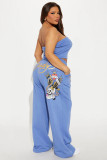 Tailored strapless pants set