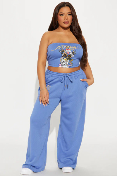 Tailored strapless pants set