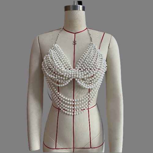 Pearl Chain, Chest Chain, Body Chain