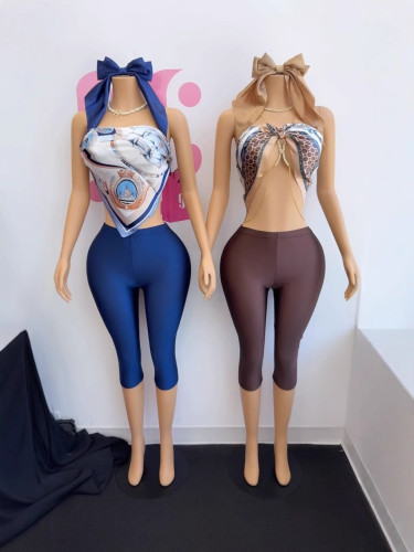 Printed chest wrap versatile set