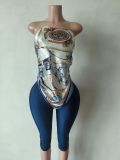 Printed chest wrap versatile set