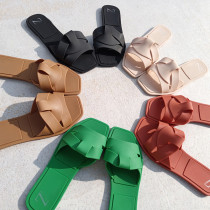 Beach crystal jelly one-piece slippers Beach crystal jelly one-piece slippers