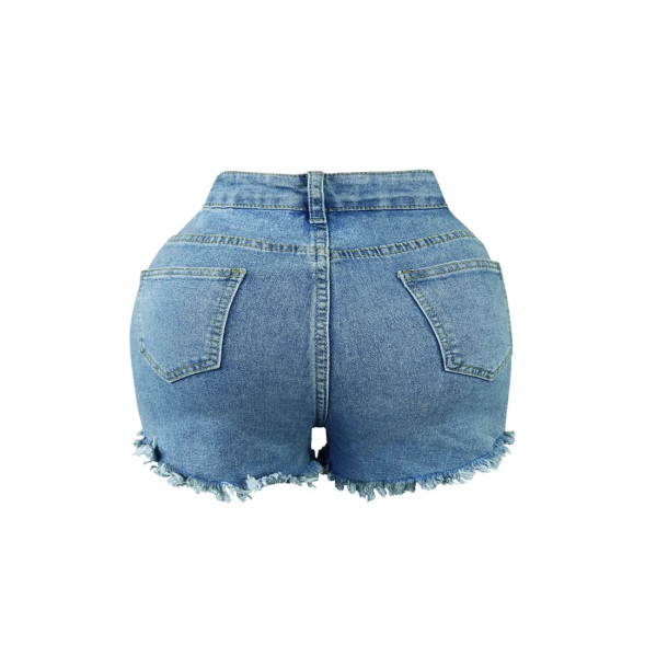 Pearl rhinestone shorts denim shorts