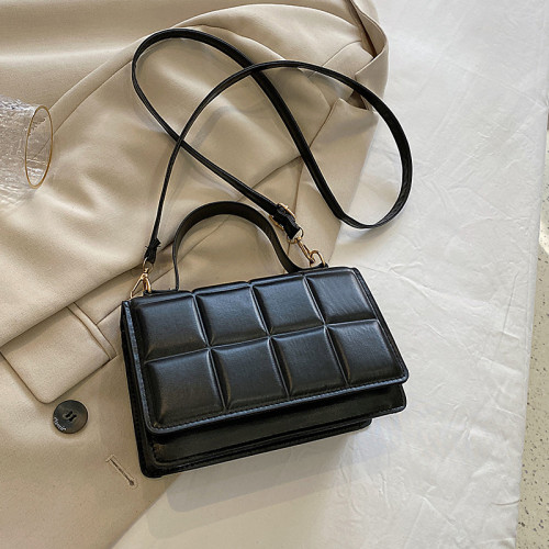 Vintage crossbody carrying small square bag