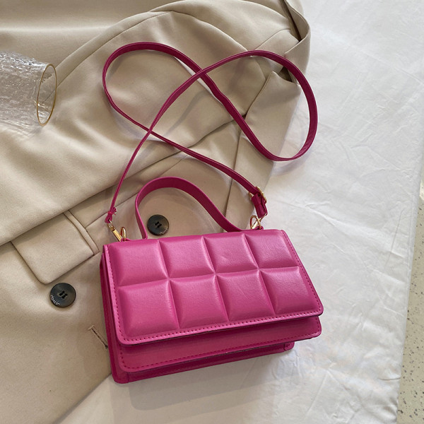 Vintage crossbody carrying small square bag