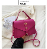 One shoulder crossbody bag versatile small square bag