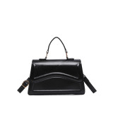 Candy colored one shoulder hand-held diagonal cross bag