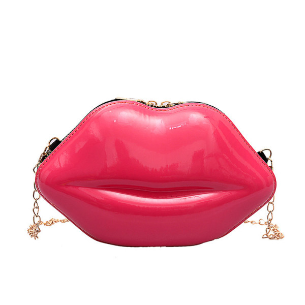 Lips Mini Makeup Bag Candy Shoulder Cross Shoulder Chain Women's Bag