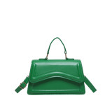 Candy colored one shoulder hand-held diagonal cross bag