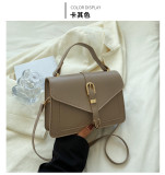 One shoulder crossbody bag versatile small square bag
