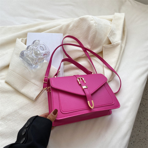 One shoulder crossbody bag versatile small square bag
