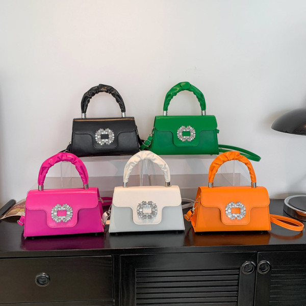 Gemstone Handheld Shoulder Bag