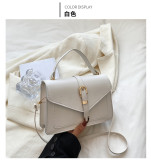 One shoulder crossbody bag versatile small square bag