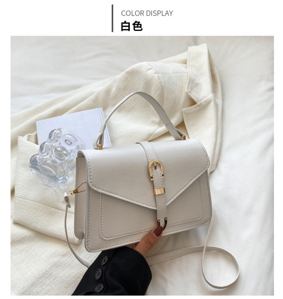 One shoulder crossbody bag versatile small square bag