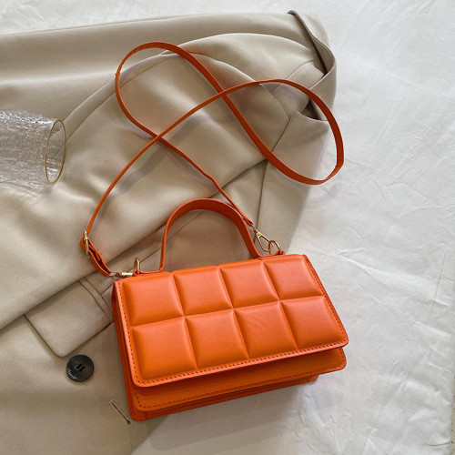 Vintage crossbody carrying small square bag