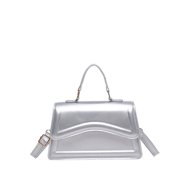 Candy colored one shoulder hand-held diagonal cross bag