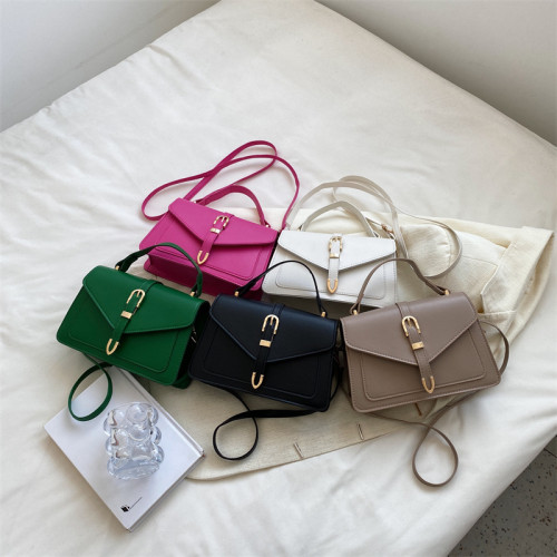 One shoulder crossbody bag versatile small square bag