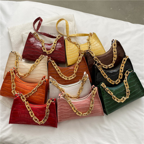 Chain shoulder armpit crossbody women's bag