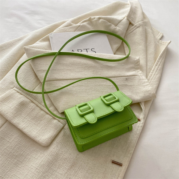 Single shoulder diagonal candy women's bag