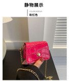 Single shoulder bag, simple casual crossbody bag