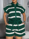 Short sleeved loose jumpsuit sports jumpsuit