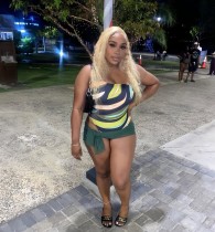 One-piece split bikini swimsuit