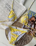 One-piece split bikini swimsuit