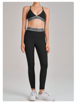 Hanging sports bra pants yoga suit B6052+K5608