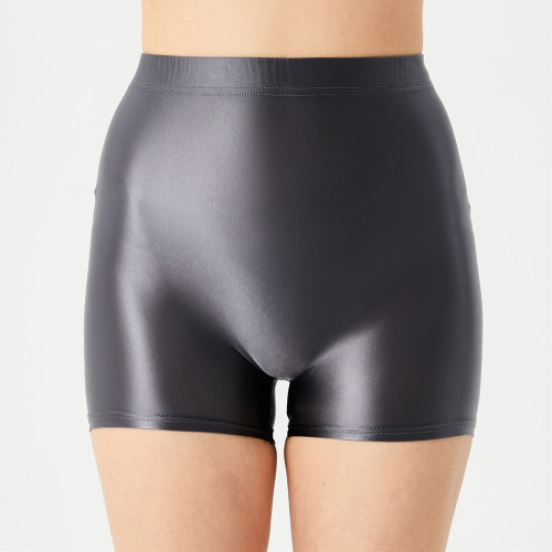 Front seamless silky high stretch oversized quick drying shorts