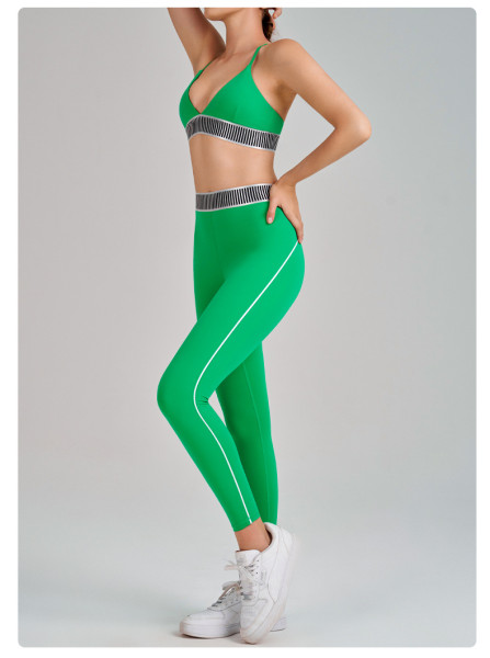 Hanging sports bra pants yoga suit B6052+K5608