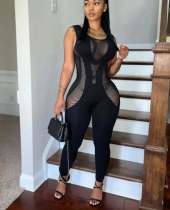 Sexy hollow underwear, neck hanging mesh, backless swimsuit, jumpsuit Sexy hollow underwear, neck hanging mesh, backless swimsuit, jumpsuit