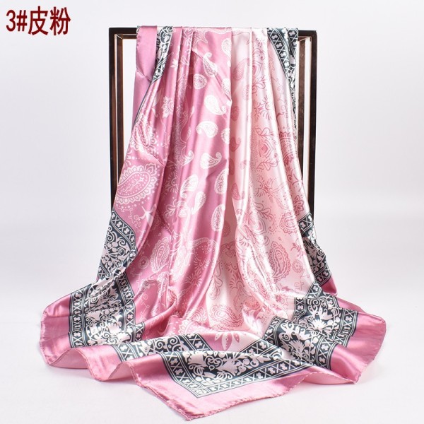 Printed generous scarf, dual color scarf, silk scarf, headscarf, shawl