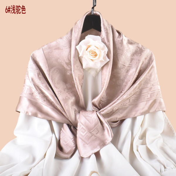 Printed large square scarf, silk scarf, scarf