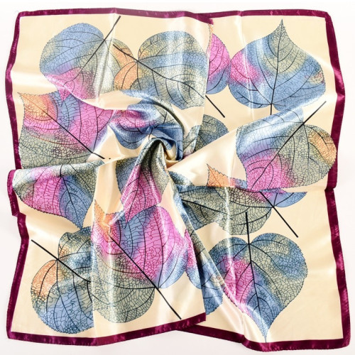 Printed scarf, silk scarf, headscarf, shawl