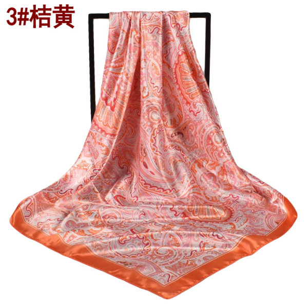 Printed silk scarf
