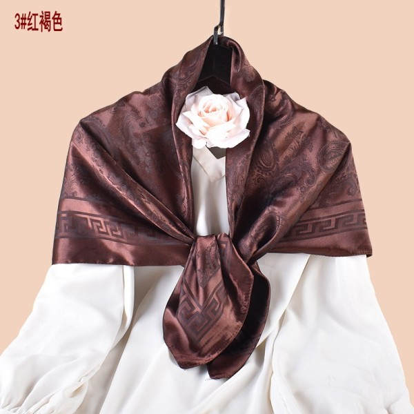 Printed large square scarf, silk scarf, scarf