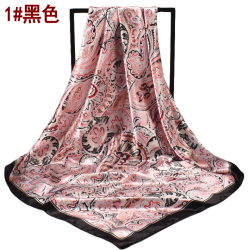 Printed silk scarf