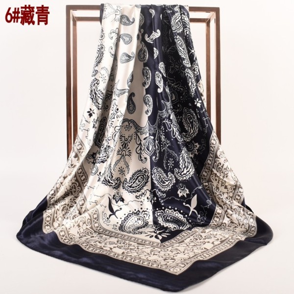 Printed generous scarf, dual color scarf, silk scarf, headscarf, shawl
