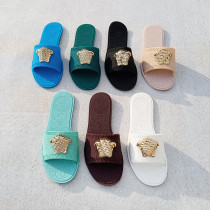 Wearing flip flops while wearing a cool mop Wearing flip flops while wearing a cool mop