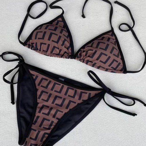 Split swimsuit, tie up bikini, multi-color swimsuit