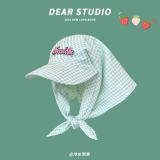 Quick drying grid outdoor sunshade and sun protection baseball cap strap duckbill cap