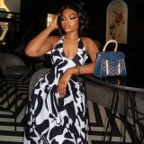 Digital printed camisole dress