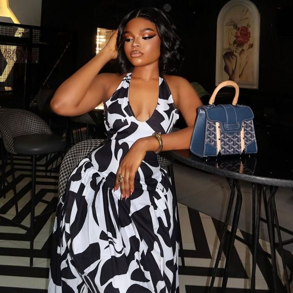 Digital printed camisole dress