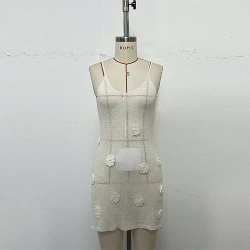 U-shaped cross tie hollow three-dimensional hook flower suspender short skirt