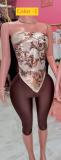 Printed chest wrap versatile set