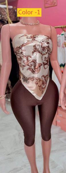 Printed chest wrap versatile set