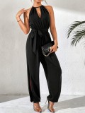 Slips and split jumpsuit (including waist strap)